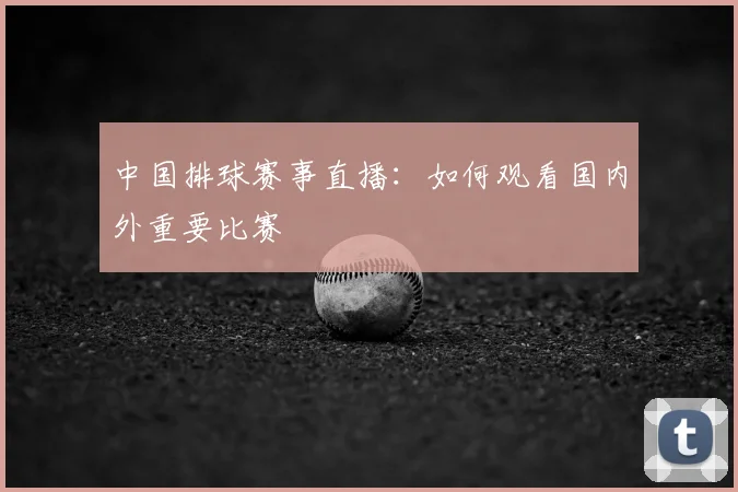 中国排球赛事直播：如何观看国内外重要比赛